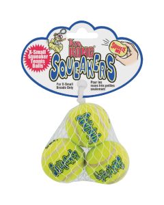 Air Kong Squeaky Extra Small Ball for Toy Breeds Only (3-Pack)