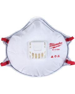 Milwaukee Disposable N95 Valved Respirator with Gasket