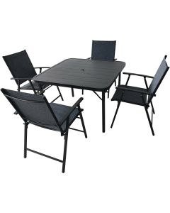 Outdoor Expressions Fairview 5-Piece Foldable Dining Set
