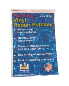 JED Pool Vinyl Peel N Patch Pool Repair Kit (6-Count)
