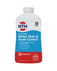 HTH Pool Care 1 Qt. Liquid Metal, Stain & Scale Control