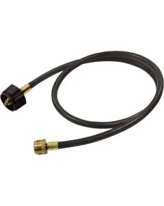 GrillPro 4 Ft. 1/2 In. PVC LP Hose with Adapter