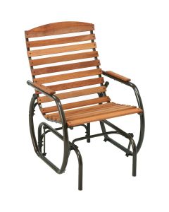 Jack Post Country Garden Taupe Hi-Back Glider Chair