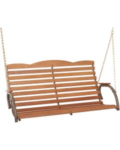 Jack Post Country Garden 4 Ft. Taupe Porch Swing with Chains