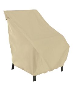 Classic Accessories 25 In. W. x 26 In. H. x 28.5 In. L. Tan Polyester/PVC Chair Cover