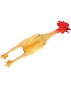 Westminster Pet Ruffin' It Squeaky 17 In. Latex Chicken Dog Toy