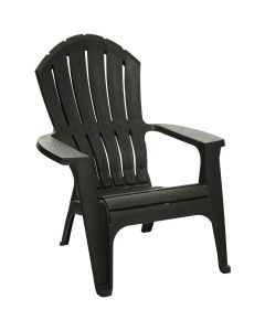 Adams RealComfort Black Resin Adirondack Chair