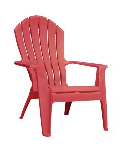 Adams RealComfort Cherry Red Resin Adirondack Chair