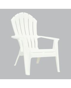 Adams RealComfort White Resin Adirondack Chair