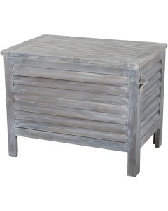 Leigh Country 56 Qt. Acacia Wood Cooler, Gray