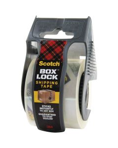 3M Scotch Box Lock 1.88 In. x 22.2 Yd. Clear Shipping Packaging Tape