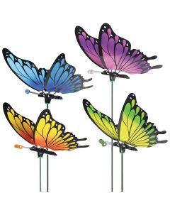 Exhart WindyWings 16 In. H. Plastic Butterfly Garden Stake