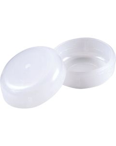 Do it 1-1/4 In. White Round Plastic Patio Furniture Cap For Wrought Iron (4-Pack)
