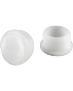 Do it 7/8 In. White Round Plastic Replacement Patio Furniture Cap (4-Pack)