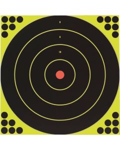 Birchwood Casey Shoot-N-C 12 In. Sighting Adhesive Paper Bulls-Eye Target