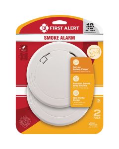First Alert 10-Year Sealed Battery Photoelectric Smoke Alarm (2-Pack)