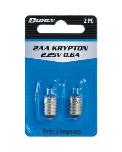 Dorcy Active Series Krypton 2.25V Replacement Flashlight Bulb (2-Pack)