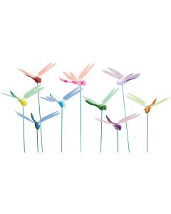 Exhart WindyWings 15.5 In. H. Plastic Dragonfly Garden Stake