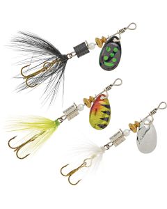 SouthBend 3-Piece Classic Dressed Spinners Fishing Lure Kit