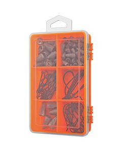 SouthBend 105-Piece Value Pack Assorted Worm Weight & Hook Kit