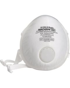 Soft Seal Large 360-Degree Silicone Seal 3D Respirator With Valve (10-Pack)