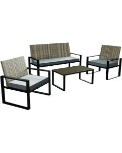 Outdoor Expressions Metro 4-Piece Chat Set