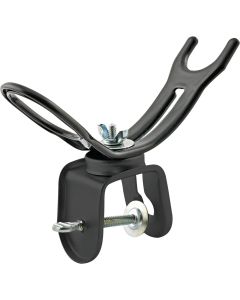 SouthBend Black Metal Clamp-On Boat Fishing Rod Holder
