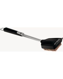 Pit Boss Pro Series 18.5 In. Natural Bristles Stainless Steel Palmyra Head Grill Cleaning Brush