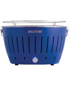 Grill Time Tailgater GT Blue 124 Sq. In. Charcoal Portable Grill