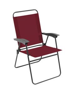 Rio Brands Clay All-Weather Fabric Steel Frame Folding Chair