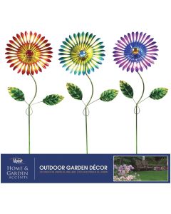 Alpine 16 In. H. Colorful Metal Flower Pot Stake