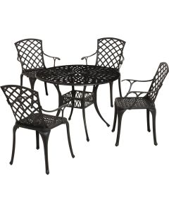 Outdoor Expressions Wren 5-Piece Dining Set