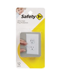 Safety 1st Ultra Clear Outlet Plugs (12-Pack)