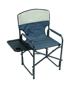 Rio Brands Slate/Putty Polyester Wide Broadback Oversized Directors Chair