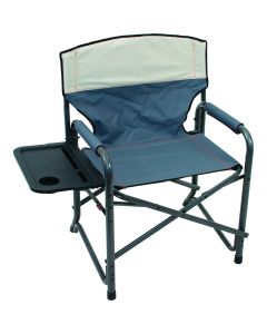 Rio Brands Slate/Putty Polyester Broadback XXL Supersized Director's Chair
