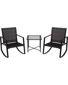 Outdoor Expressions Huntington Sling Chat Set (3-Piece)