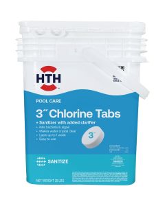 HTH Pool Care 3 In. 35 Lb. Chlorine Tabs
