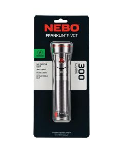 Nebo Franklin Pivot Rechargeable 300 Lm. LED Handheld Flashlight & Work Light