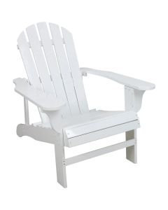 Leigh Country White Acacia Wood Adirondack Chair