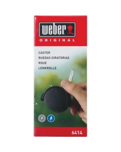 Weber Black Plastic Grill Replacement Caster & Insert