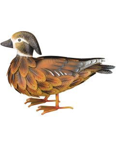 Regal Art & Gift 15 In. H. Metal Female Wood Duck Lawn Ornament
