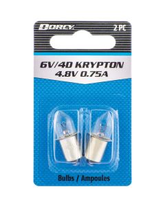 Dorcy Active Series Krypton 4.8V Flashlight Bulb (2-Pack)