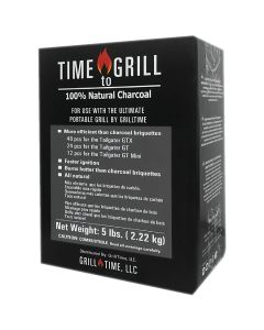 Grill Time 5 Lb. Natural Wood Charcoal
