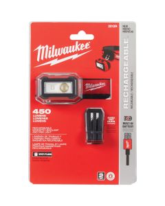 Milwaukee 450 Lm. LED Rechargeable Magnetic Headlamp & Task Light