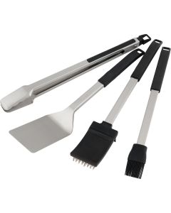 Broil King Baron Series Stainless Steel 4-Piece BBQ Tool Set
