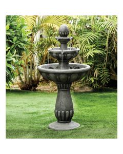 Best Garden 21 In. W. x 41.25 In. H. Resin 3-Tier Fountain