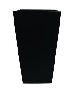Bloem Finley 20 In. Tall Square Plastic Black Planter