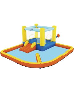 H2OGO! 11 Ft. 11 In. x 11 Ft. 2 In. x 5 Ft. Beach Bounce Water Park