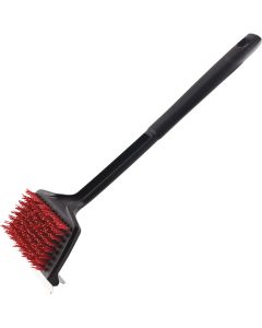 Dyna Glo 18 In. Nylon Bristles Flat Top Grill Cleaning Brush