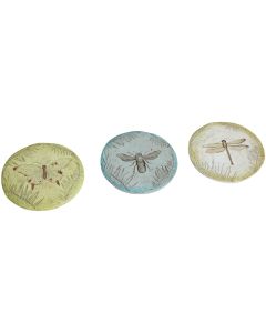 Alpine 10 In. Dia. Cement Imprinted Insect Stepping Stone